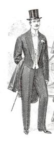 1912 Man in Top Hat and Dress Coat